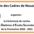 Affiche cérémonie 2020 2021