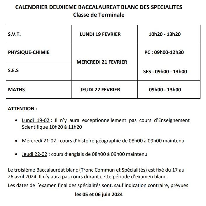 Bac blanc 2 spes 1